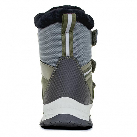 Полусапожки ортопедические Ортобум с мехом для мальчиков 63395-43 кедрово-зеленые. Изображение 6 из 7