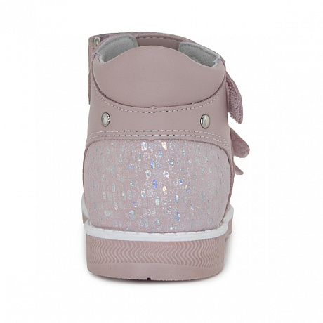 Сандали ортопедические Ортобум для девочек 25057-13 мерцающие розовые. Изображение 3 из 6